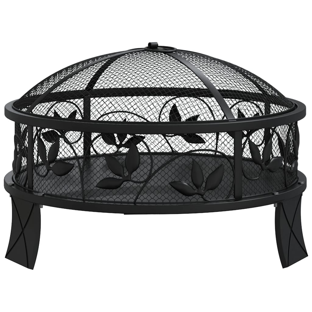 Berkfield Fire Pit with Poker 50 cm XXL Steel