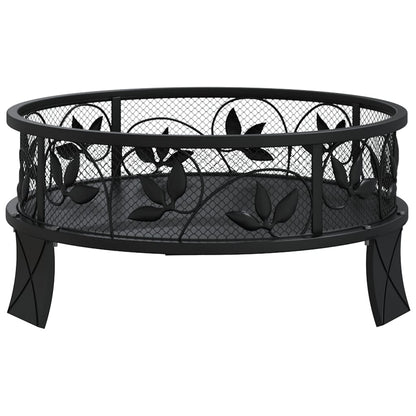 Berkfield Fire Pit with Poker 50 cm XXL Steel