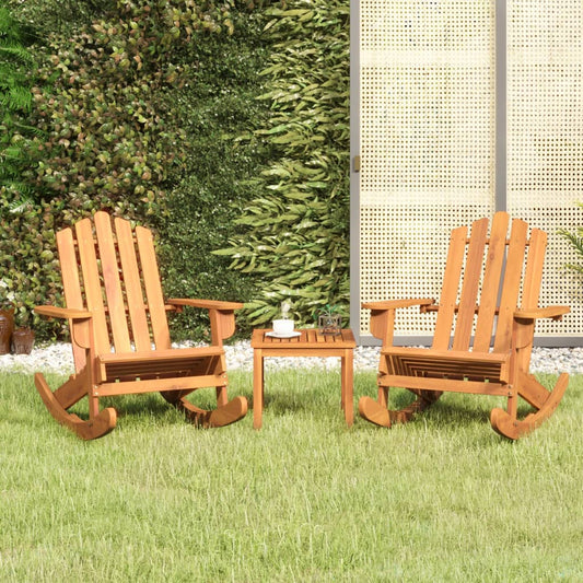 Berkfield 3 Piece Adirondack Garden Lounge Set Solid Wood Acacia