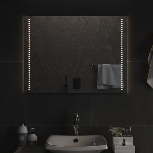 Berkfield LED Bathroom Mirror 60x80 cm