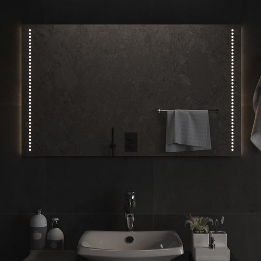 Berkfield LED Bathroom Mirror 60x100 cm