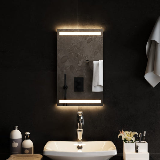 Berkfield LED Bathroom Mirror 30x50 cm