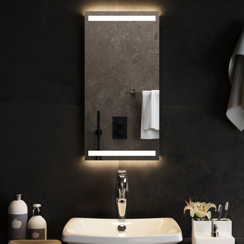 Berkfield LED Bathroom Mirror 30x60 cm