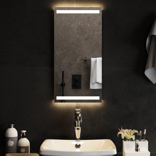 Berkfield LED Bathroom Mirror 30x60 cm
