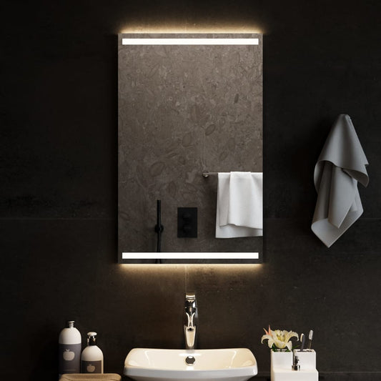 Berkfield LED Bathroom Mirror 50x80 cm