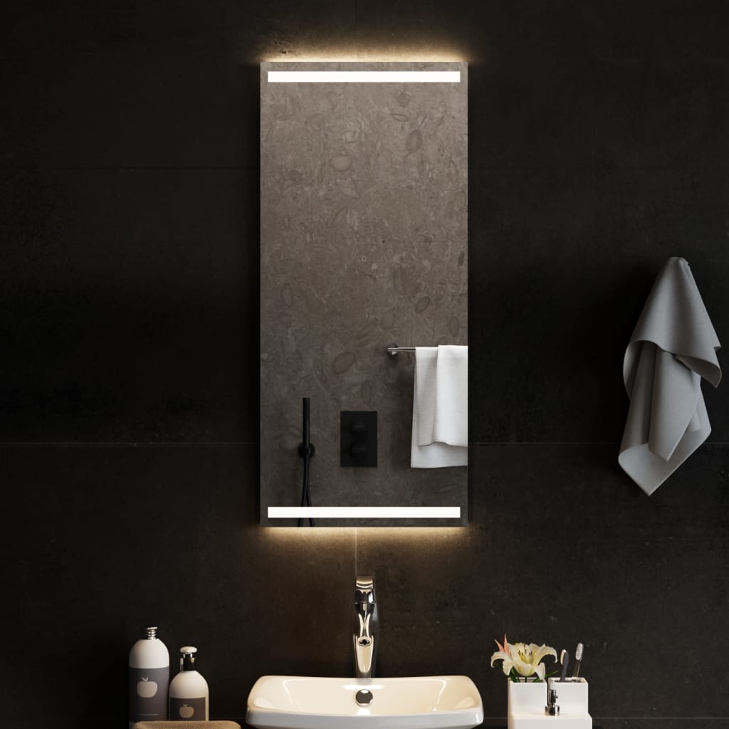 Berkfield LED Bathroom Mirror 40x90 cm