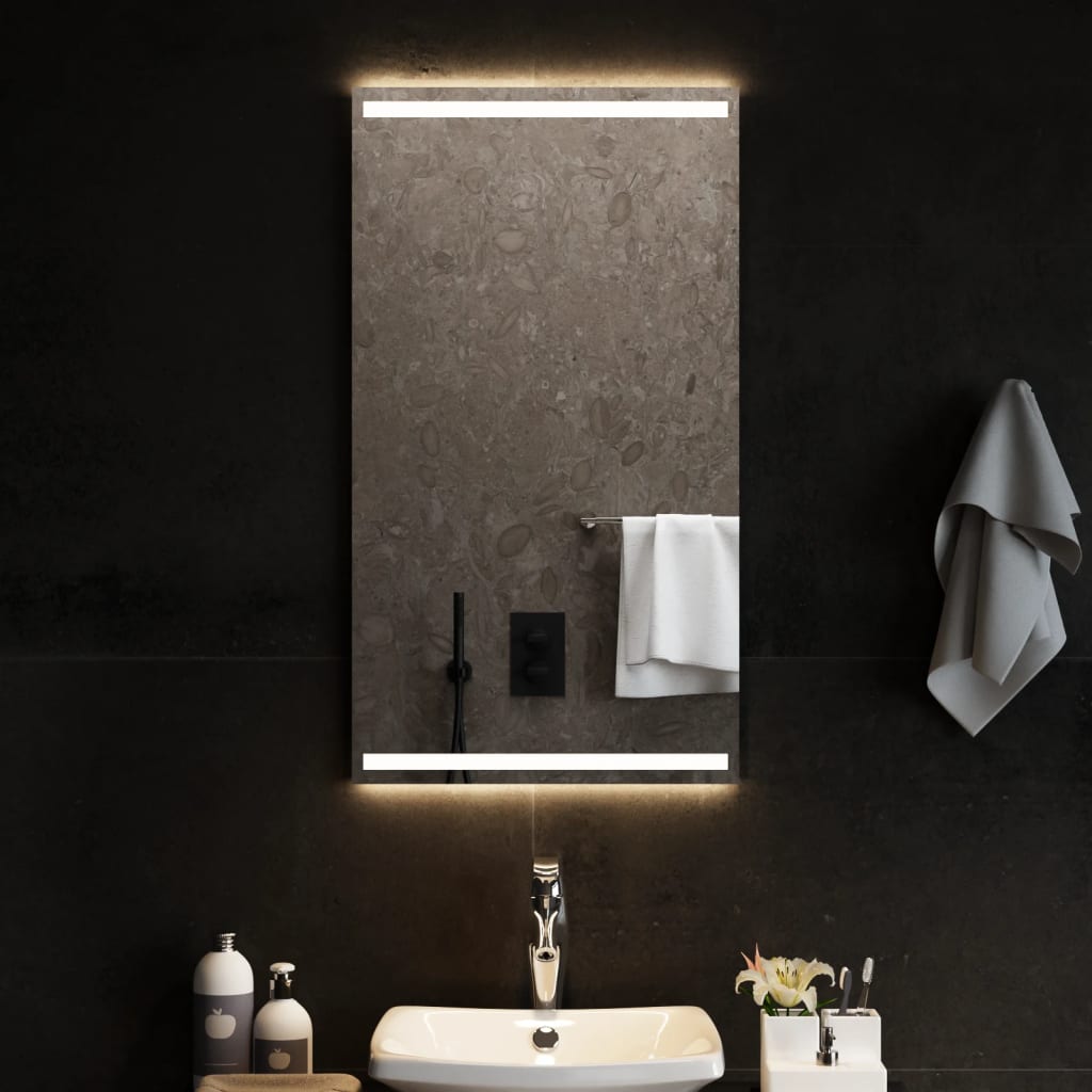 Berkfield LED Bathroom Mirror 50x90 cm