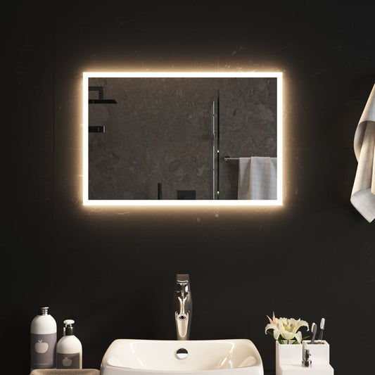 Berkfield LED Bathroom Mirror 40x60 cm