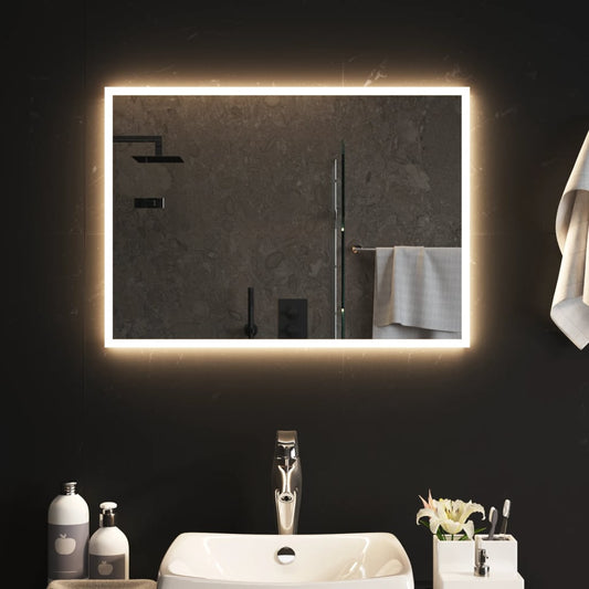 Berkfield LED Bathroom Mirror 50x70 cm