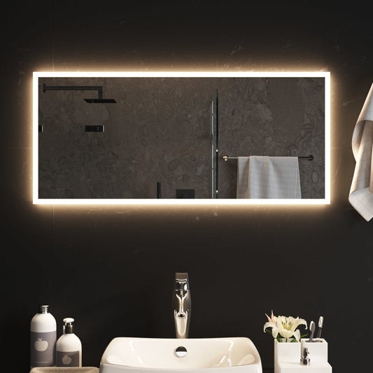 Berkfield LED Bathroom Mirror 40x90 cm