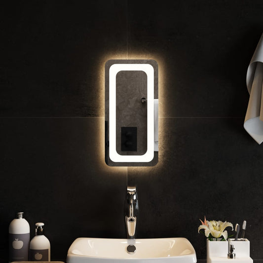 Berkfield LED Bathroom Mirror 20x40 cm
