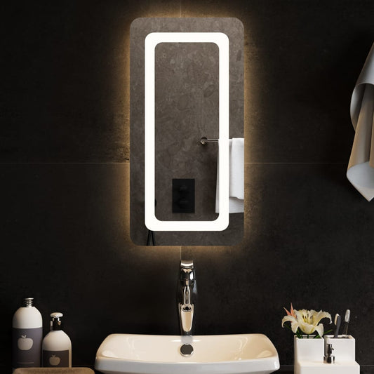 Berkfield LED Bathroom Mirror 30x60 cm