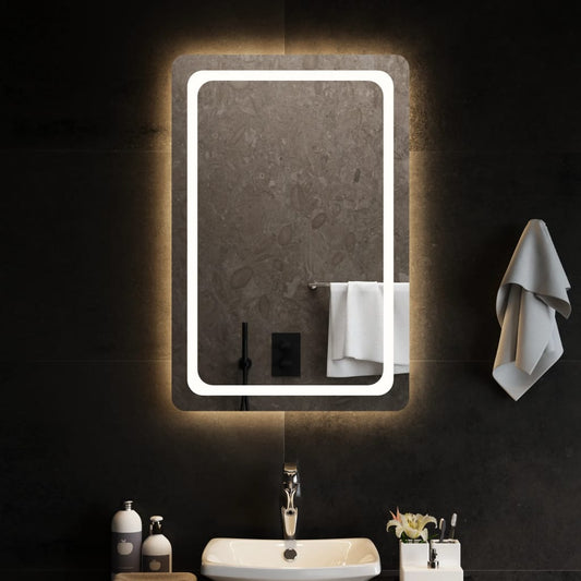 Berkfield LED Bathroom Mirror 60x90 cm
