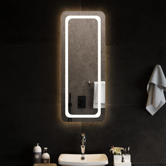 Berkfield LED Bathroom Mirror 40x100 cm