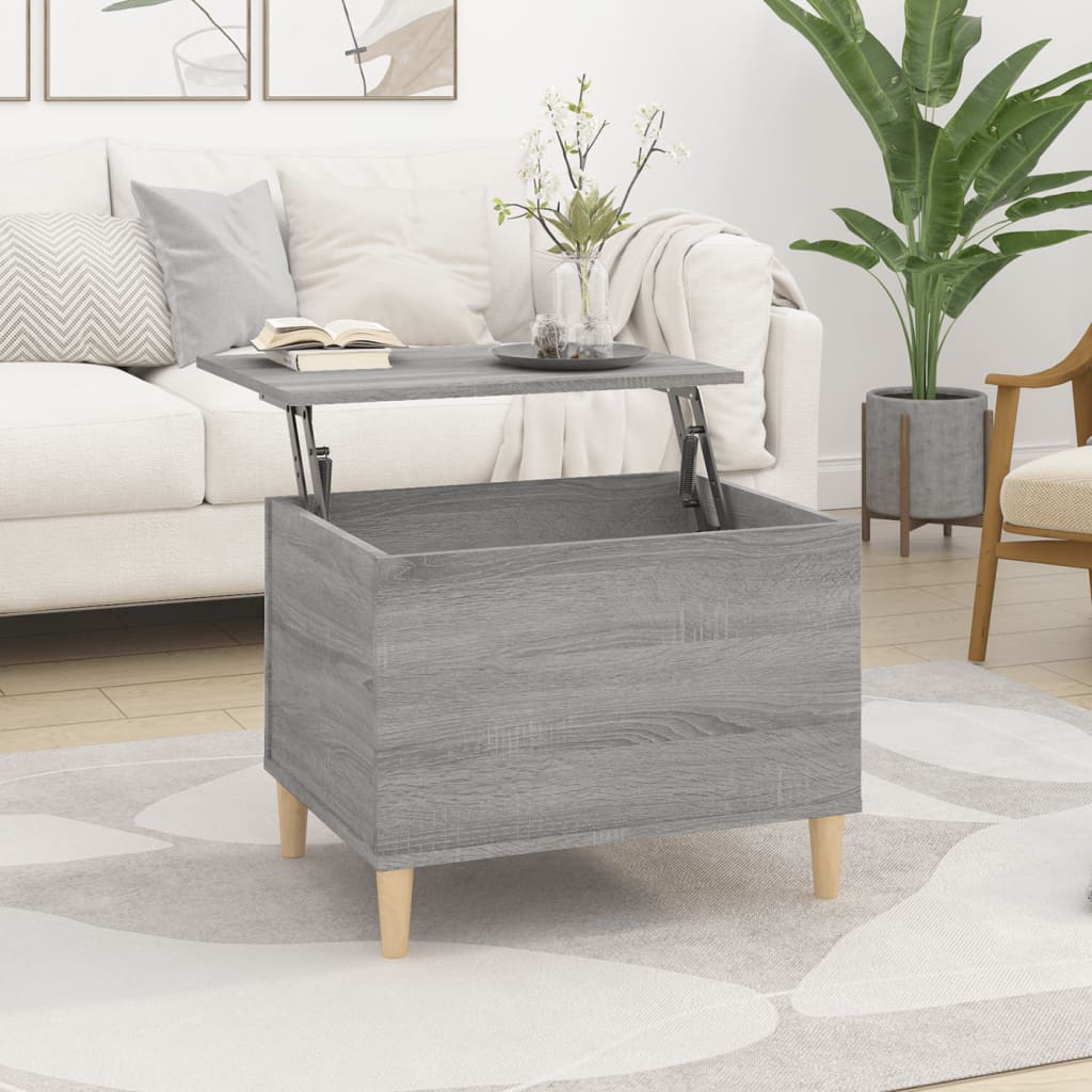 Berkfield Coffee Table Grey Sonoma 60x44.5x45 cm Engineered Wood