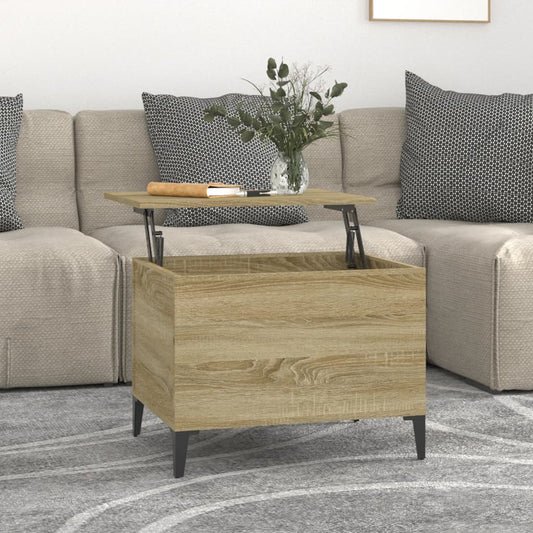 Berkfield Coffee Table Sonoma Oak 60x44.5x45 cm Engineered Wood