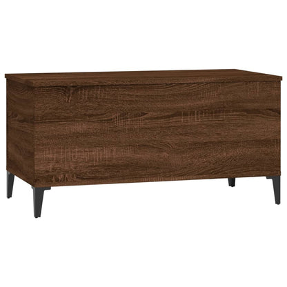 Berkfield Coffee Table Brown Oak 90x44.5x45 cm Engineered Wood