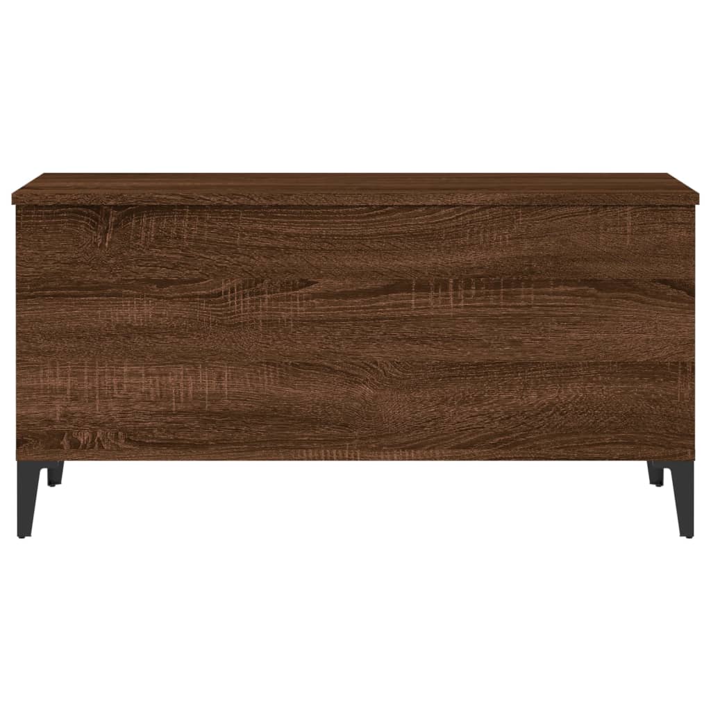 Berkfield Coffee Table Brown Oak 90x44.5x45 cm Engineered Wood