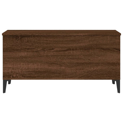 Berkfield Coffee Table Brown Oak 90x44.5x45 cm Engineered Wood