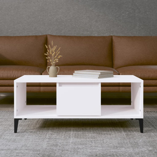 Berkfield Coffee Table White 90x50x36.5 cm Engineered Wood