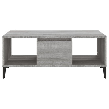 Berkfield Coffee Table Grey Sonoma 90x50x36.5 cm Engineered Wood