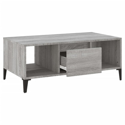 Berkfield Coffee Table Grey Sonoma 90x50x36.5 cm Engineered Wood