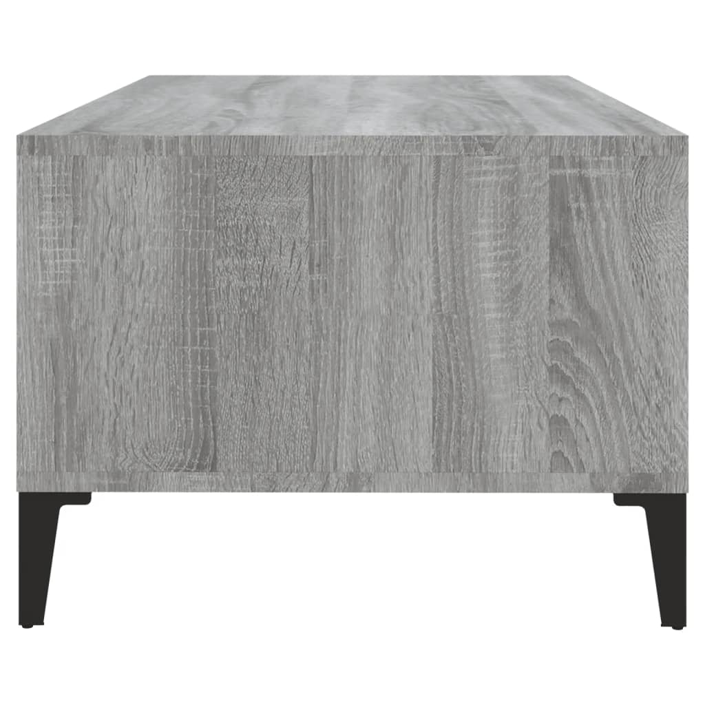 Berkfield Coffee Table Grey Sonoma 90x50x36.5 cm Engineered Wood