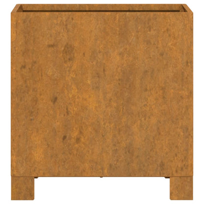 Berkfield Planters with Legs 2 pcs Rusty 32x30x33 cm Corten Steel