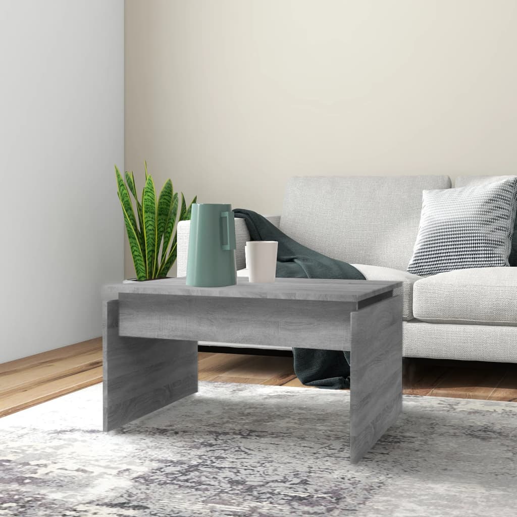 Berkfield Coffee Table Grey Sonoma 68x50x38 cm Engineered Wood