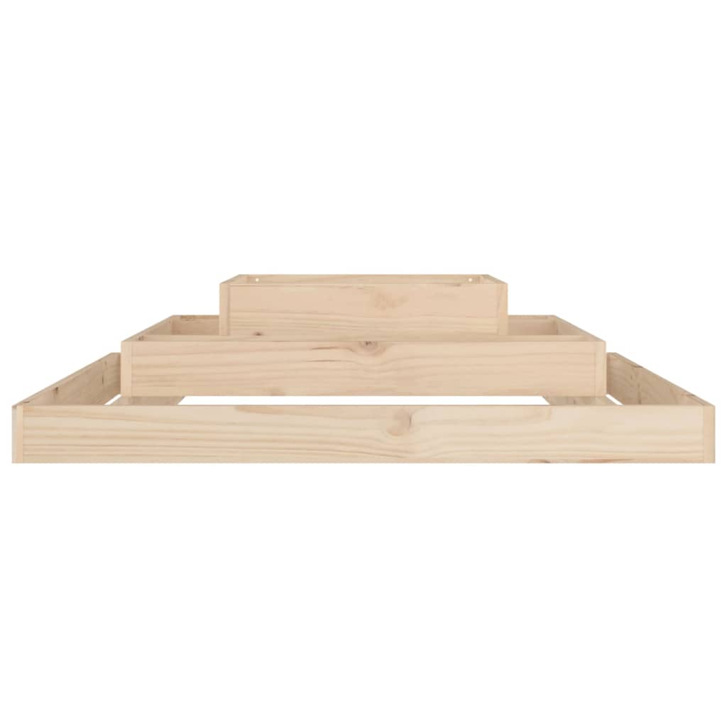 Berkfield Planter 110x110x27 cm Solid Wood Pine