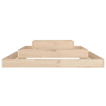 Berkfield Planter 110x110x27 cm Solid Wood Pine