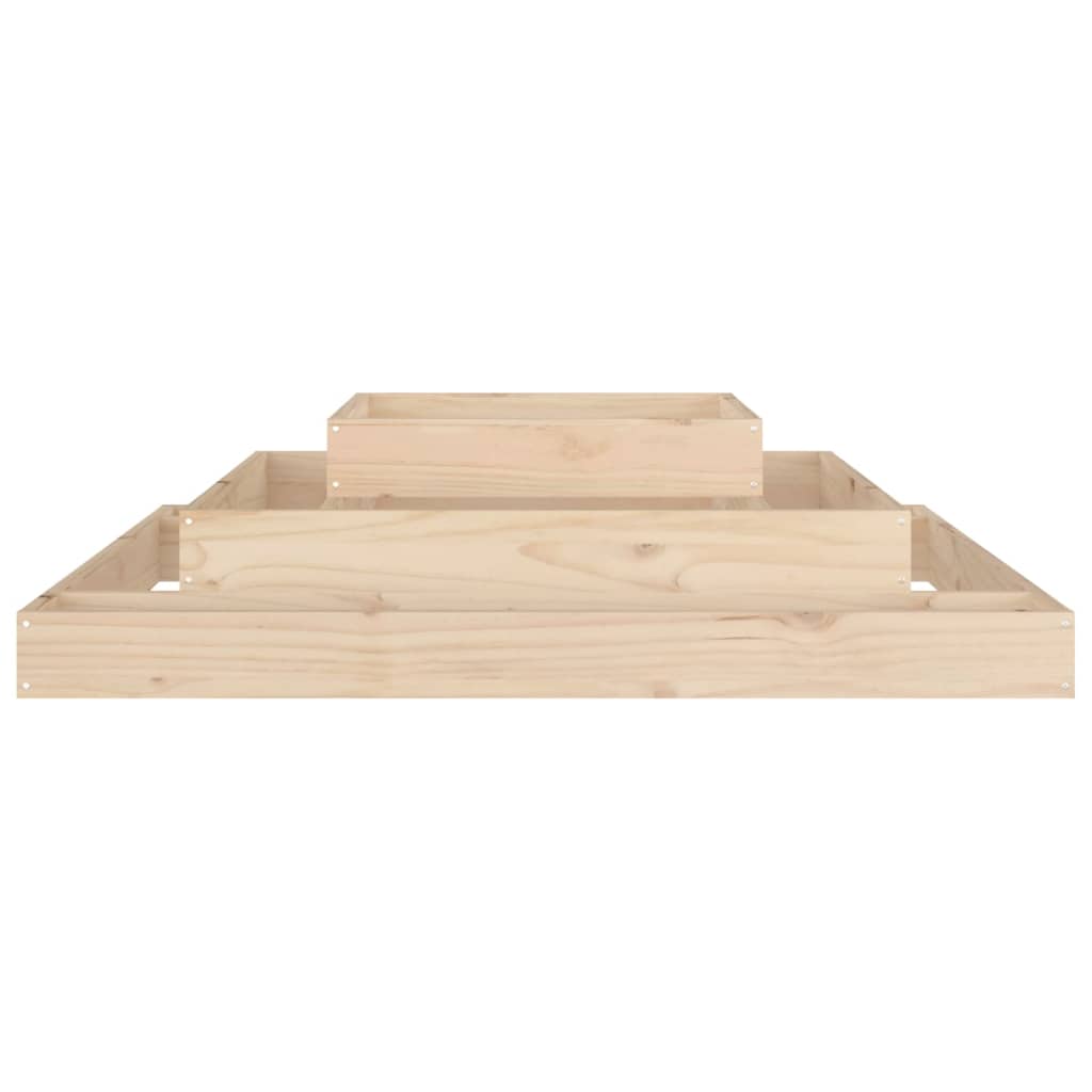 Berkfield Planter 110x110x27 cm Solid Wood Pine