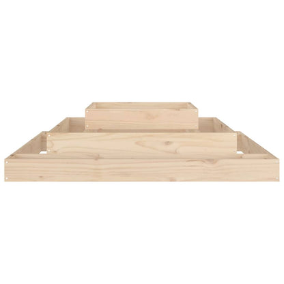 Berkfield Planter 110x110x27 cm Solid Wood Pine