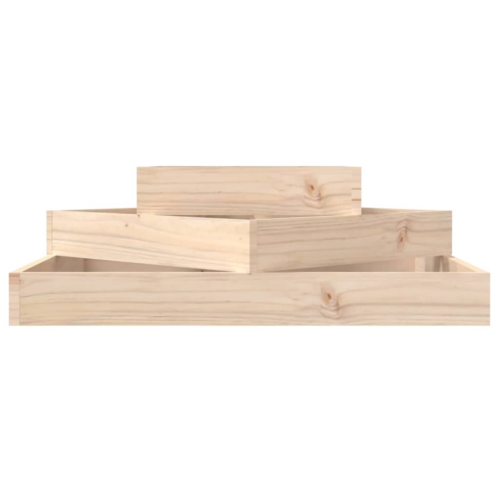 Berkfield Planter 83x83x27 cm Solid Wood Pine