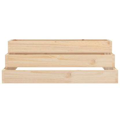 Berkfield Planter 80x80x27 cm Solid Wood Pine