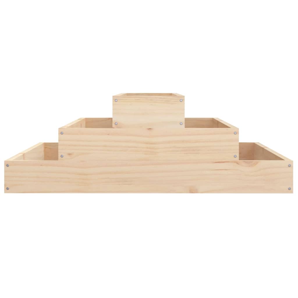 Berkfield Planter 80x80x27 cm Solid Wood Pine
