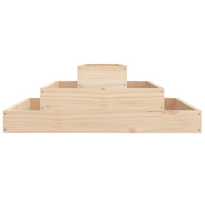 Berkfield Planter 80x80x27 cm Solid Wood Pine