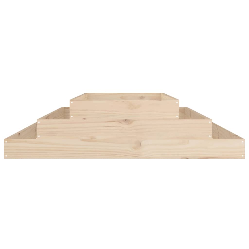 Berkfield Planter 110x110x27 cm Solid Wood Pine