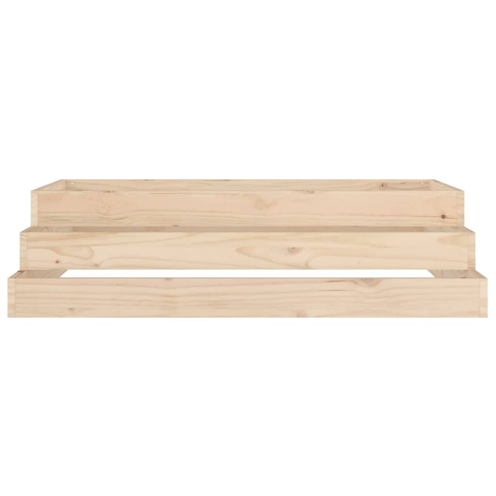 Berkfield Planter 110x110x27 cm Solid Wood Pine