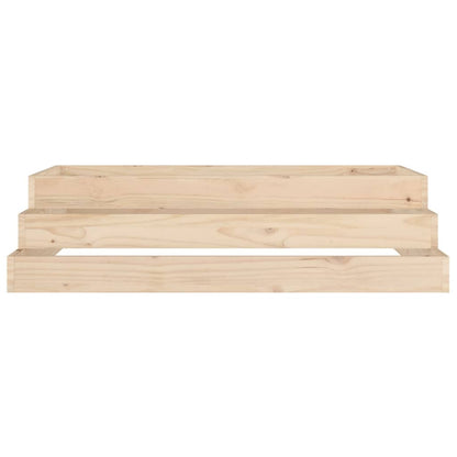 Berkfield Planter 110x110x27 cm Solid Wood Pine