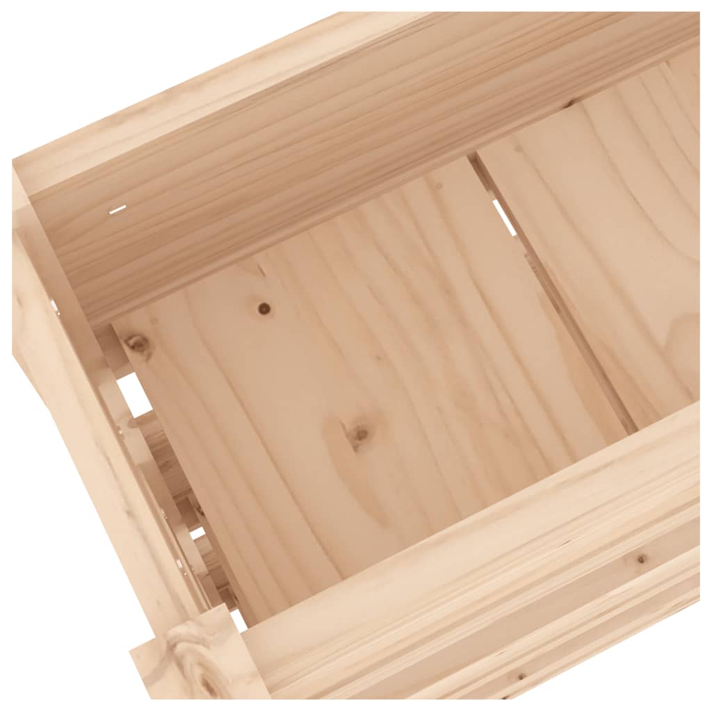 Berkfield Planter 112x25x104.5 cm Solid Wood Pine