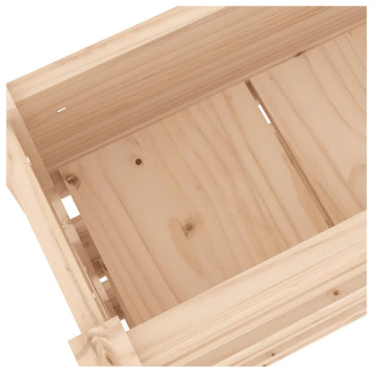 Berkfield Planter 112x25x104.5 cm Solid Wood Pine