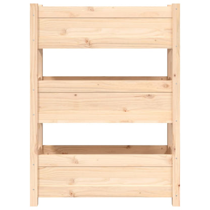Berkfield Planter 77x25x104.5 cm Solid Wood Pine