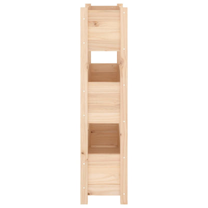 Berkfield Planter 77x25x104.5 cm Solid Wood Pine