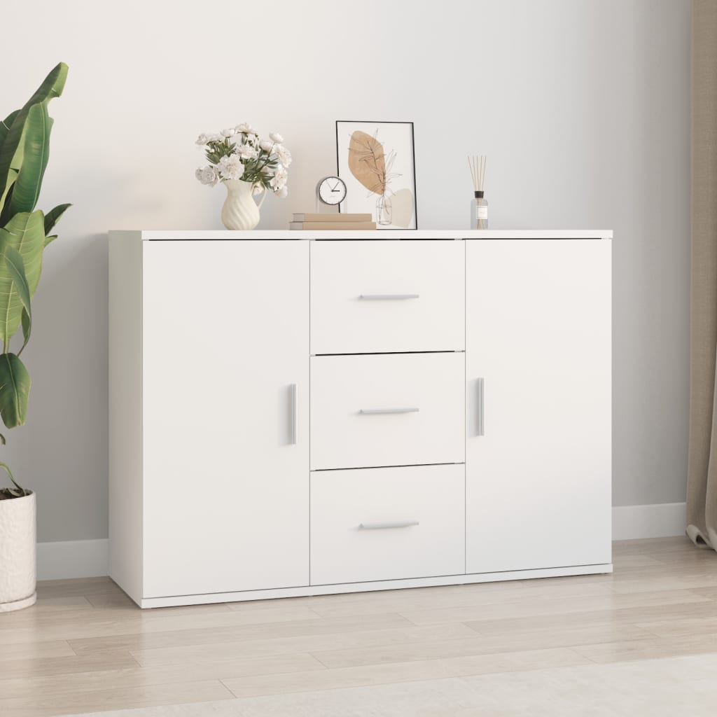 Berkfield Sideboard White 91x29.5x65 cm Engineered Wood