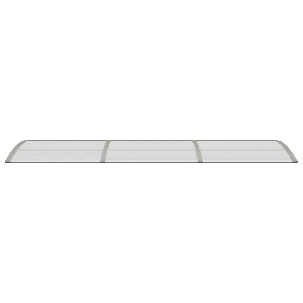 Berkfield Door Canopy Grey 300x80 cm Polycarbonate