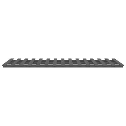 Berkfield Bed Frame Grey 140x200 cm Solid Wood Pine