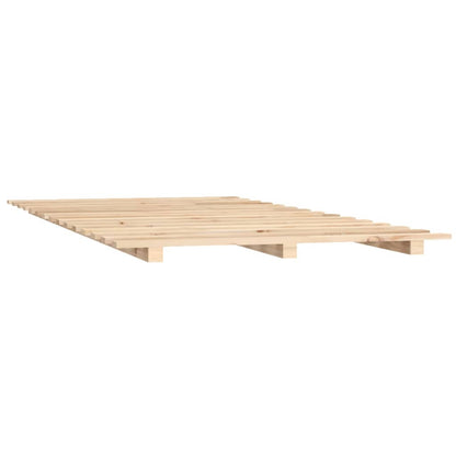 Berkfield Bed Frame 75x190 cm 2FT6 Small Single Solid Wood Pine