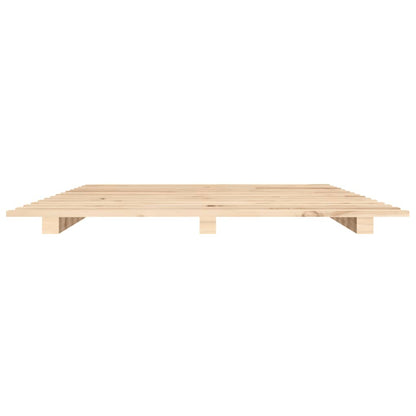 Berkfield Bed Frame 75x190 cm 2FT6 Small Single Solid Wood Pine
