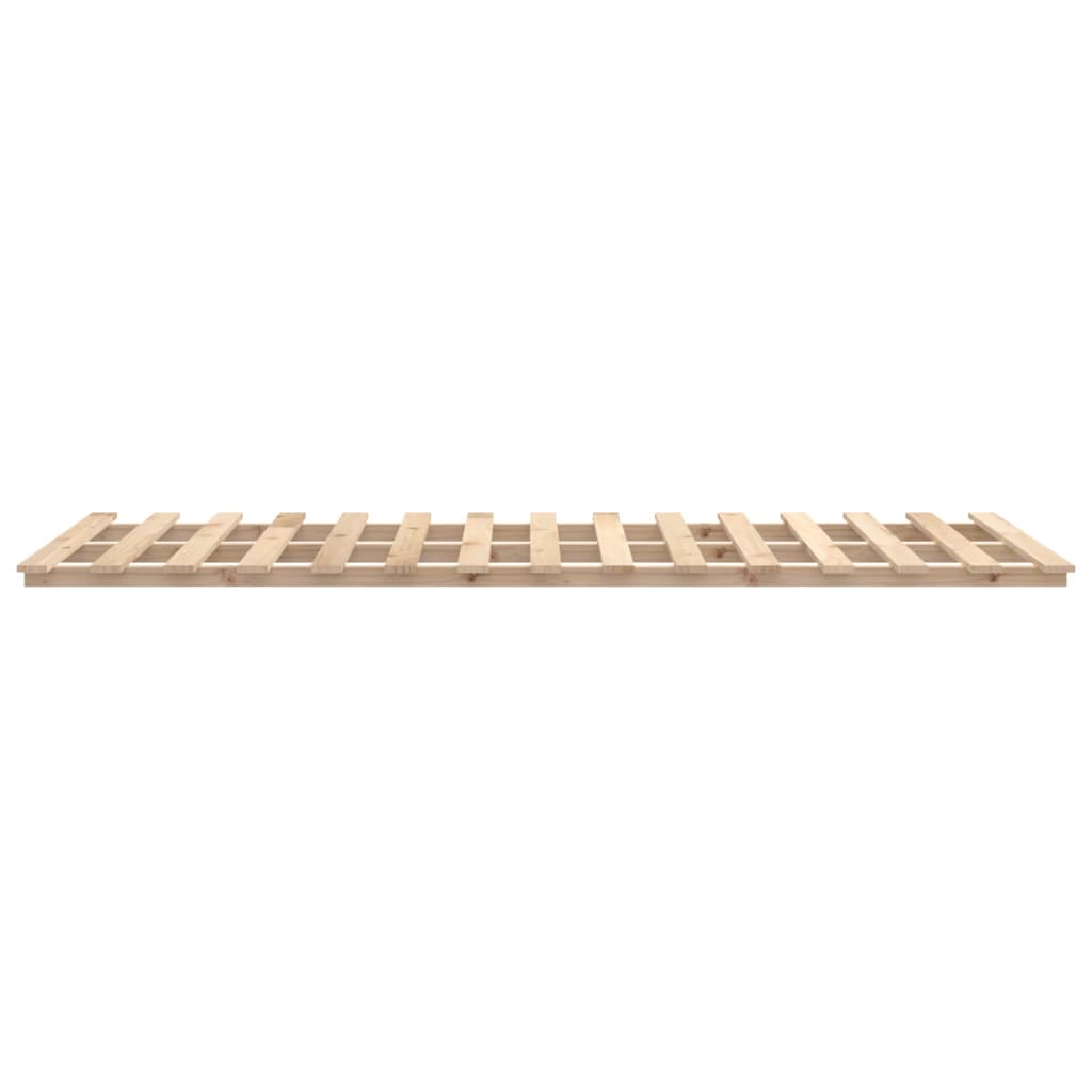 Berkfield Bed Frame 75x190 cm 2FT6 Small Single Solid Wood Pine